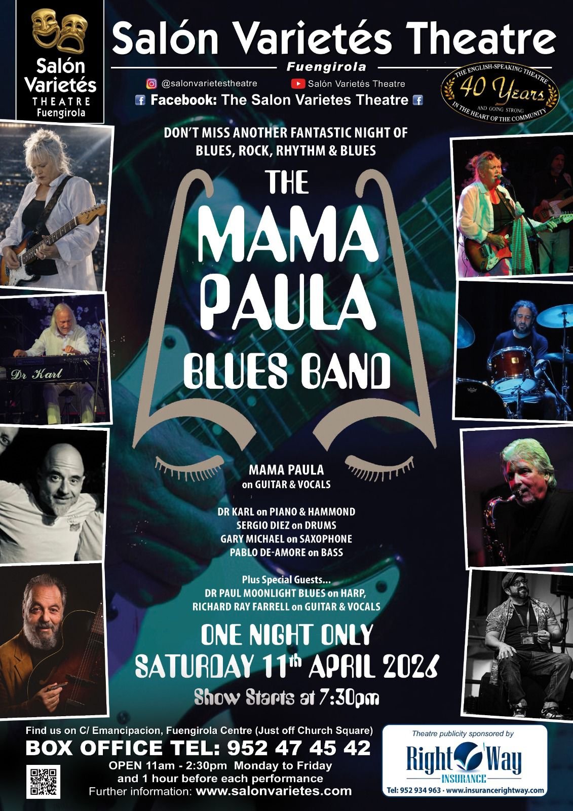  SALON VARIETÉS THEATRE FUENGIROLA APRIL 11TH 